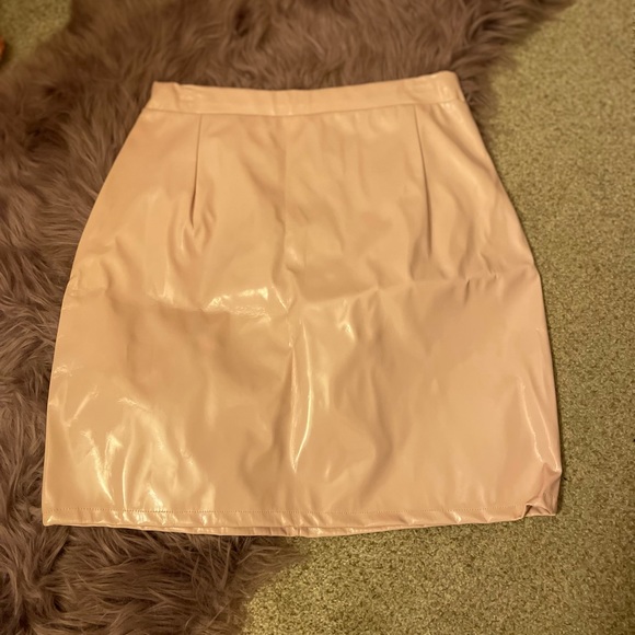 Latex A-Line Skirt - Picture 1 of 3